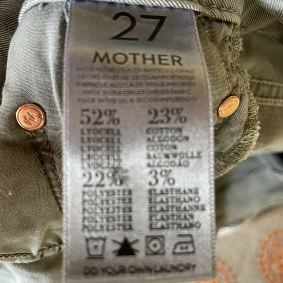 Mother The Looker Gray Raw Hem Ankle Jeans - 27 - Picture 9 of 10